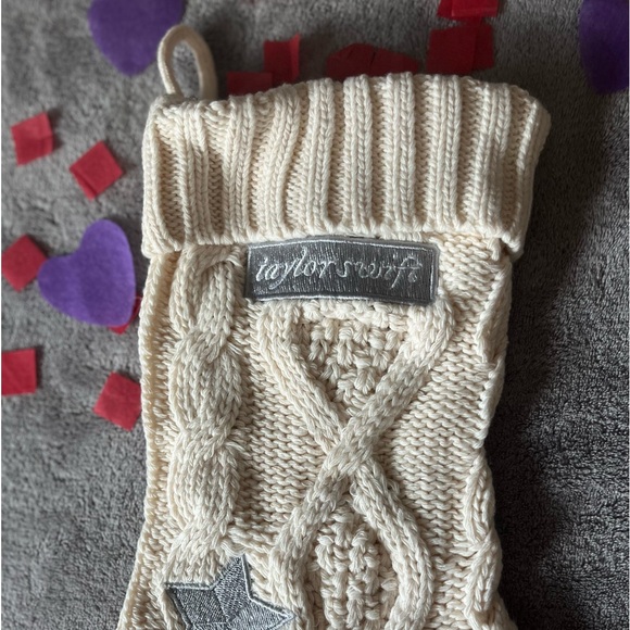 Taylor Swift Christmas Stocking folklore Star Patch Swiftie Holiday Gift Decor - Picture 2 of 3